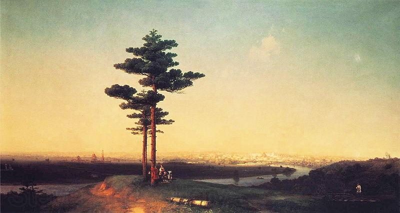 Ivan Aivazovsky View of Moscow from the Sparrow Hills Germany oil painting art